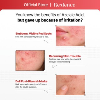 [Redence] Azelaic Cica Serum 18.3% 30ml - Giảm Mụn, Làm Dịu & Phục Hồi Da