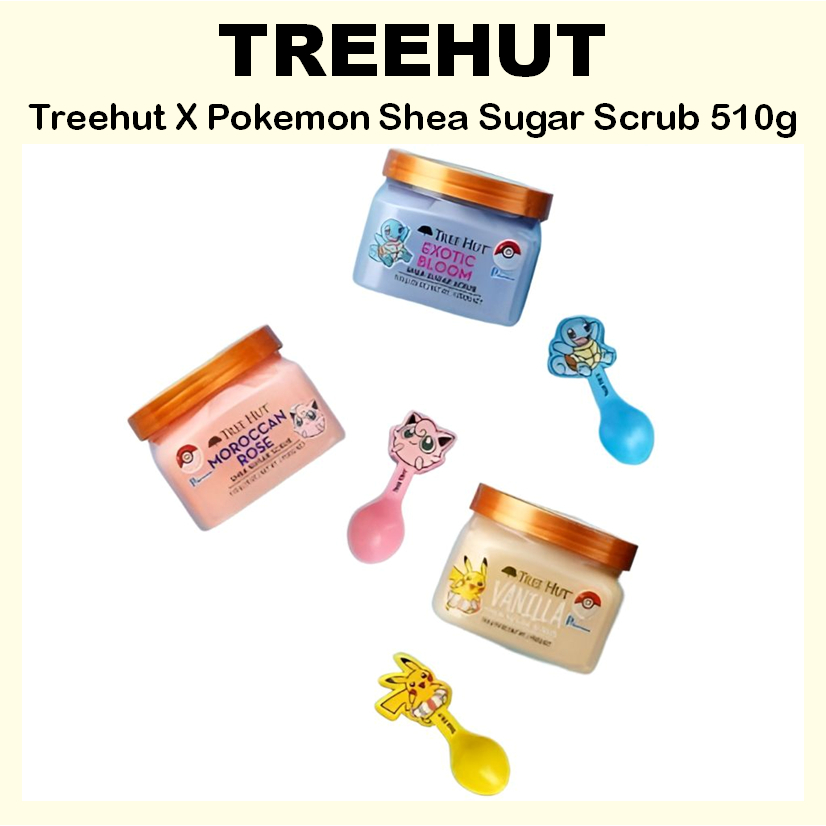 [TREEHUT] Treehut X Pokemon Shea Sugar Scrub 510g