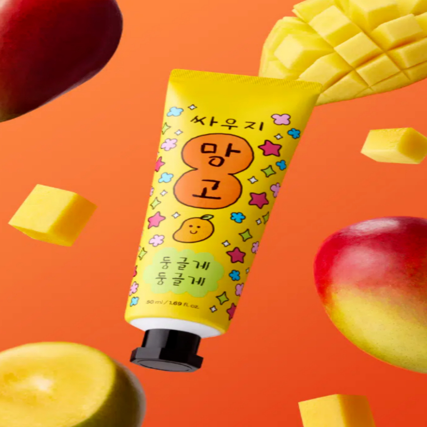 Kem dưỡng tay THE FACE SHOP Fruits Talk 50ml | Đào, Xoài, Dưa Hấu, Táo & Bưởi | Chăm sóc tay dưỡng ẩm | Hương thơm trái cây tươi | Bàn tay mềm mại & mịn màng | K-Beauty