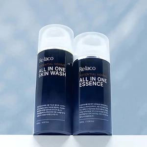 LIRACO Potential Homme All In One Skin Care Set Essence 100ml + Skin Wash 120ml Men 's Daily Care Set