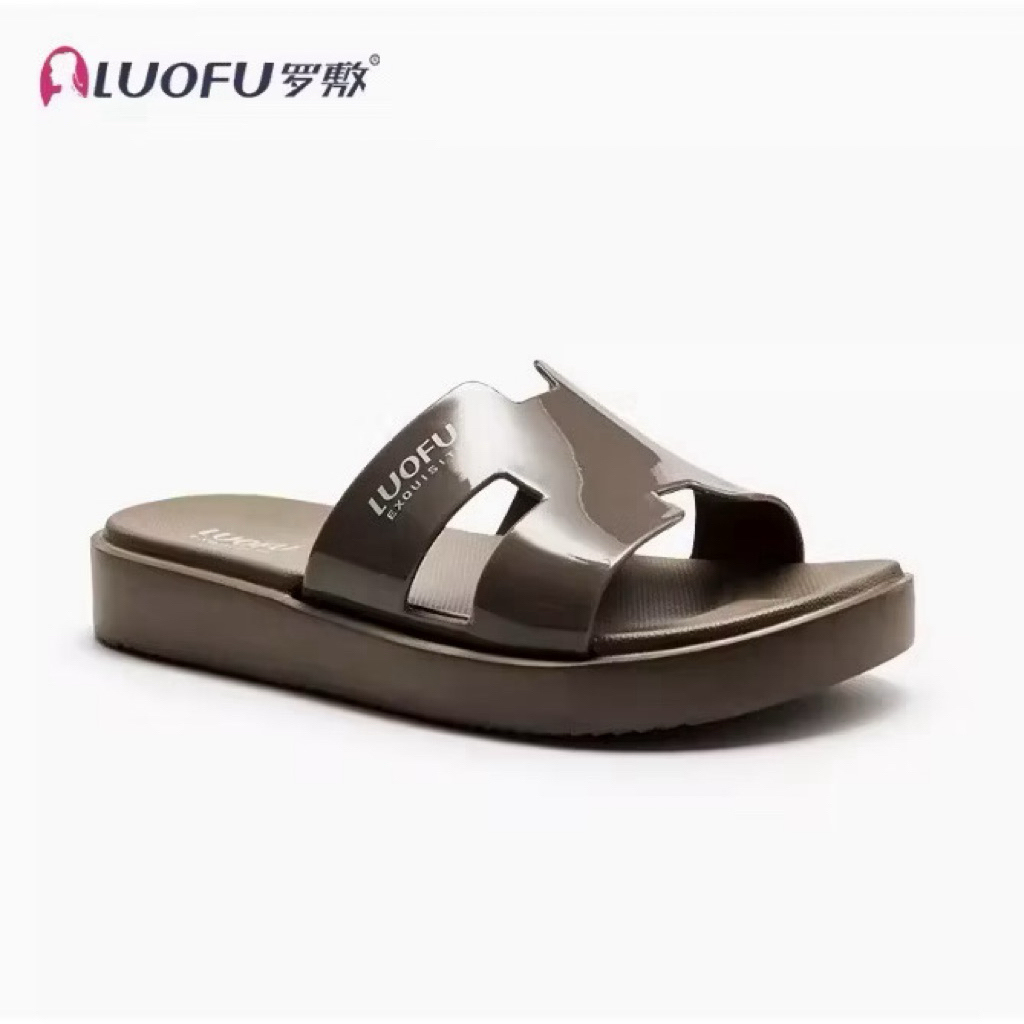 Dép lê nữ, quai ngang chính hãng LUOFU Size 35-40 chất liệu EVA êm mềm bền đẹp chống trơn trượt