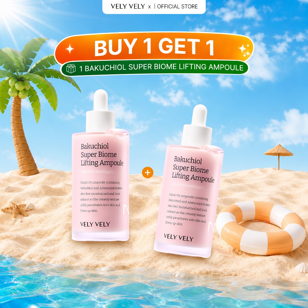 VELY VELY] Bakuchiol Super Biome Lifting Ampoule 100ml / 3.38 fl