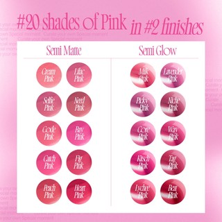 [fwee] Pink Obsession Stay-fit Lip Tint — 20 Màu (3.6g)