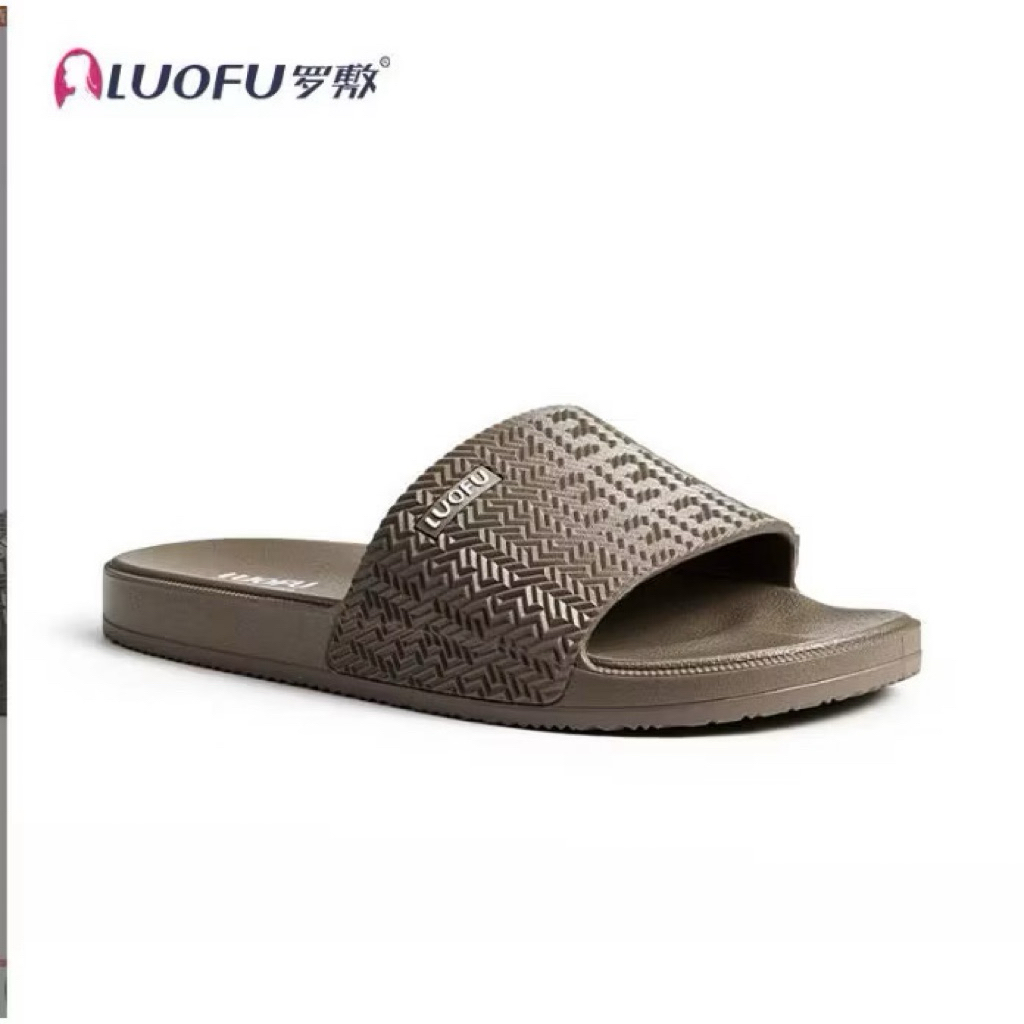Dép đúc cao su non LUOFU nam, nữ( full tem, chính hãng). kiểu quai ngang