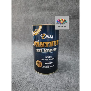 Nhớt Zeus Panther SAE 10W-40 1.3L - Dầu nhớt tổng hợp 100% API SM JASO MA2