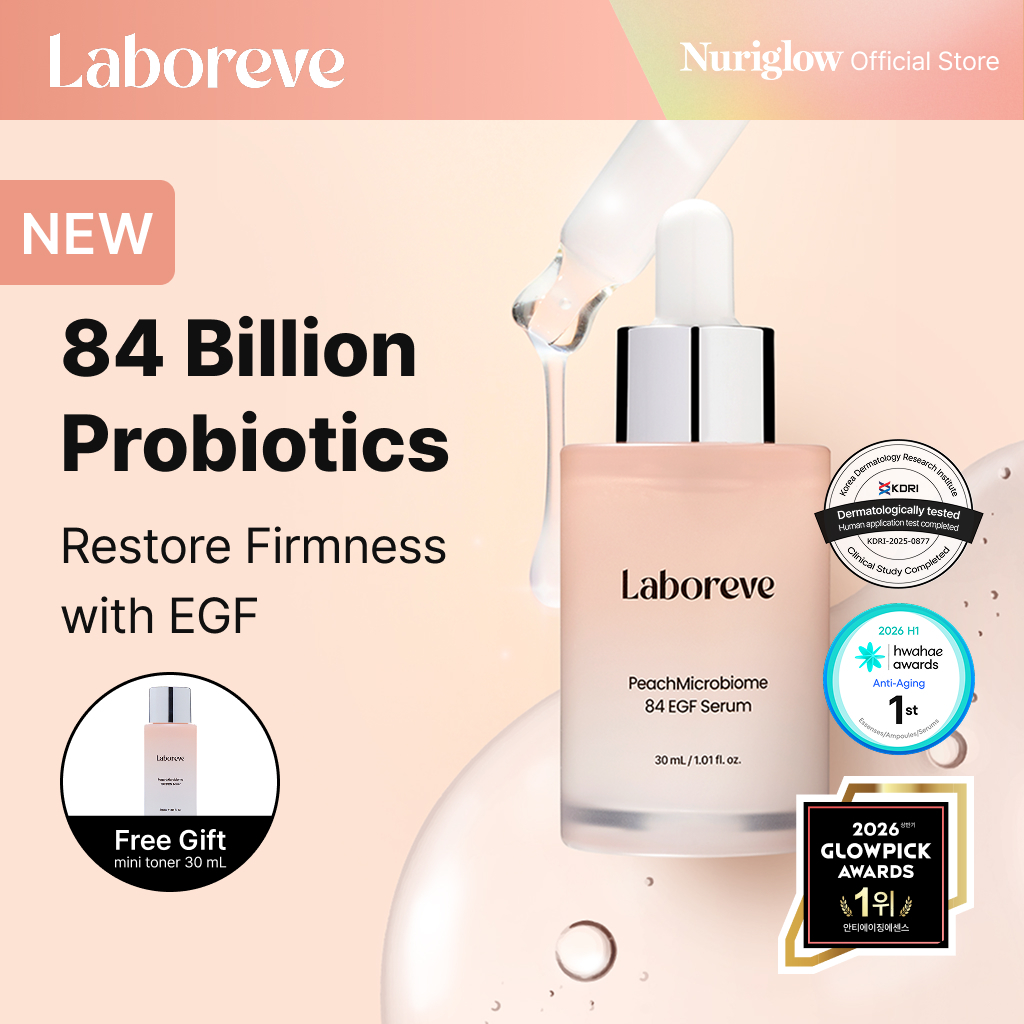 [Laboreve] Serum Peach Microbiome EGF | Serum tăng cường phục hồi Miracle & Gow với Collagen (30ml)