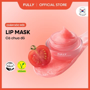 [FULLY chính hãng] Mặt nạ ngủ dưỡng môi Jelly Cà chua đỏ 12g | Mặt nạ ngủ môi | Chăm sóc & Dưỡng ẩm môi I Hiệu ứng bóng như thạch | Mềm mại & Ẩm mượt 24 giờ