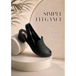 Giày Sandal , giày da Hậu Thun Co Giãn – Dễ Mang, Không Bó Gót , nhẹ nhàng và êm ái , BH 12 tháng