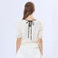 Áo voan Shirring kiểu Pháp - Áo sơ mi phồng màu dáng rộng vừa vặn