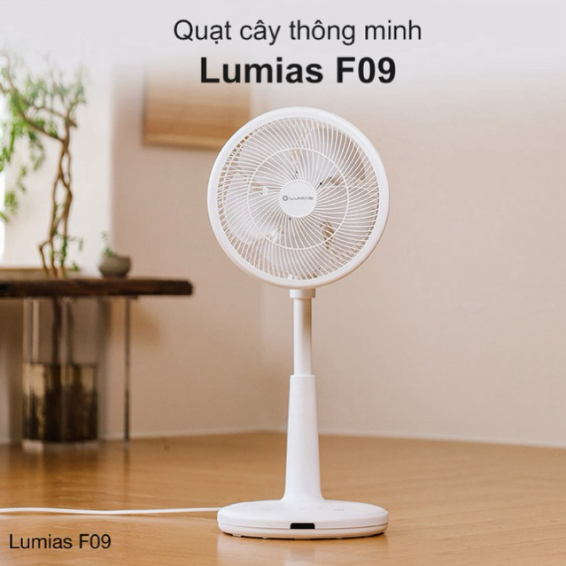 Quạt Cây Thông Minh Lumias F09 - 29W, 8 Cấp Độ Gió - BH 12 Tháng