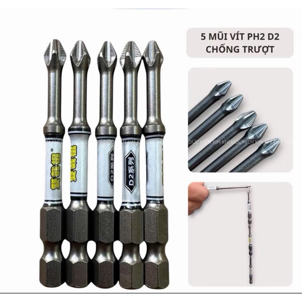 đầu vít chống trượt nội địa trung