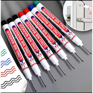Combo 10 bút đánh dấu lỗ sâu 20mm khô nhanh, bền màu, kháng nước trên mọi chất liệu, bút đánh dấu ngòi dài