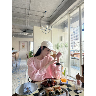 𝙉𝙄𝙀 𝙏𝙊𝙋- Áo Linen Cổ Tròn Tay Dài