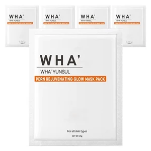WHA YUNSUL PDRN Mặt nạ phát sáng trẻ hóa 25g x 5 chiếc Chăm sóc rạng rỡ dưỡng ẩm