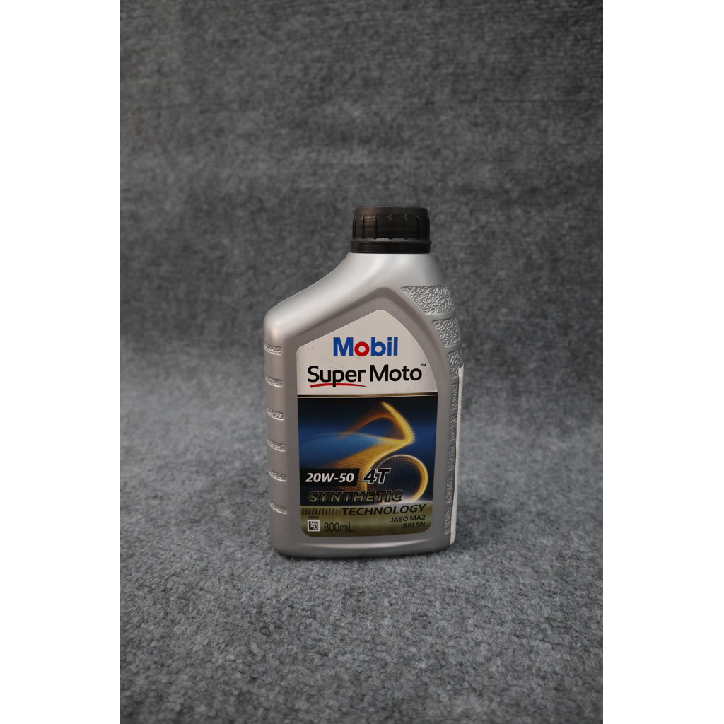 Nhớt Mobil Super Motor tổng hợp 20W-50 cho xe máy 4T - 800ml Quà Tặng Kèm Cao Cấp