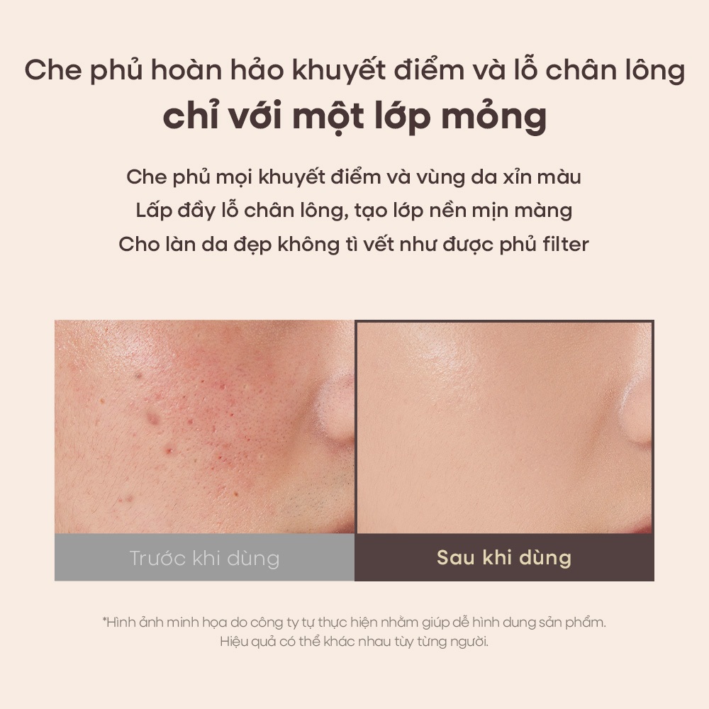 [OBgE Chíng hãng] OBgE Perfect Cover Cushion SPF50+ PA++++ 15g Phấn Nước Che Phủ Hoàn Hảo, Mỏng Nhẹ Tự Nhiên, Bền Màu Không Mốc Nền