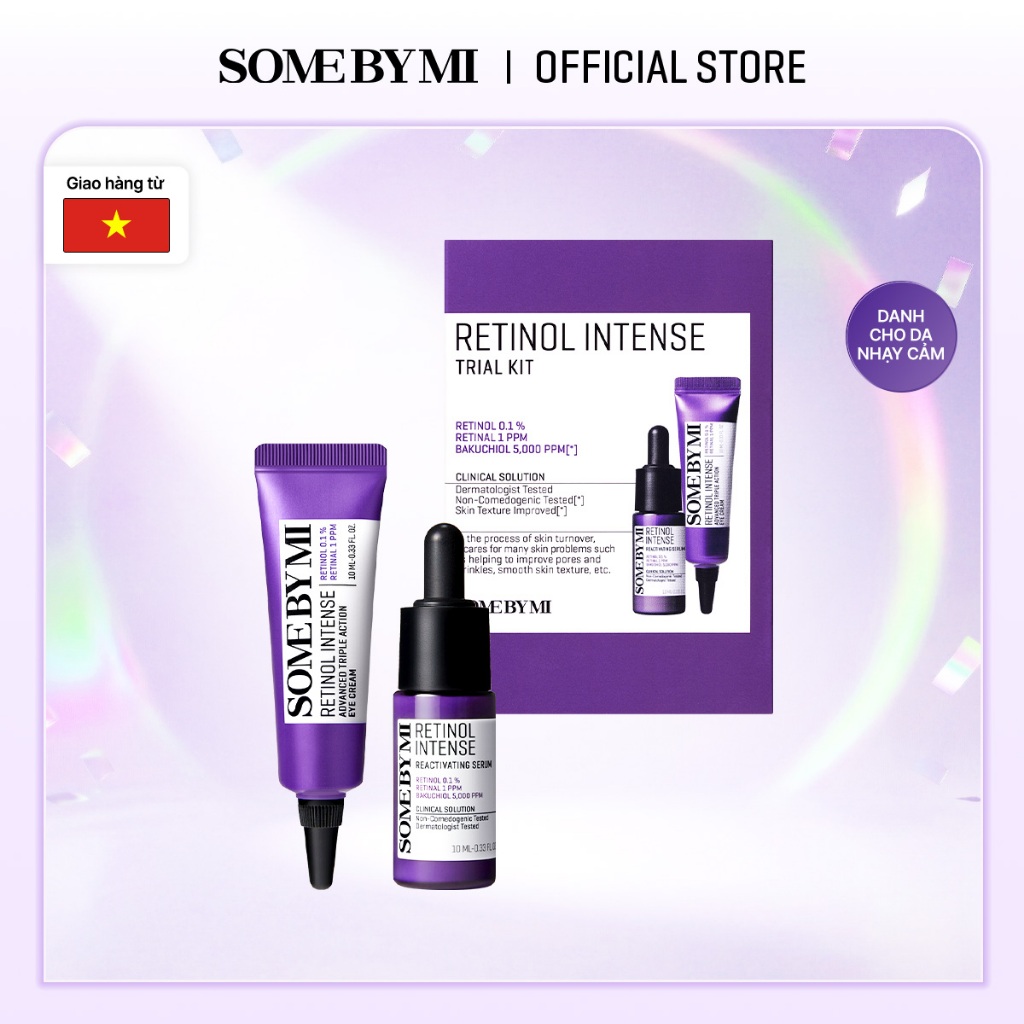 [SOMEBYMI] Bộ dưỡng mini RETINOL dành cho người mới bắt đầu Some By Mi Retinol Intensive Trial Kit