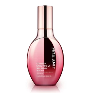 Jinyyyum Collagen Shine Tone-Up Sun Serum SPF50 + PA + + + 45g Chăm sóc tia cực tím làm sáng da