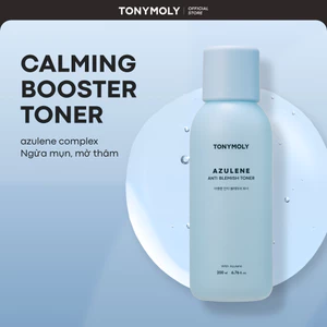 TONYMOLY Azulene Anti Blemish Calming Booster Toner 200ml rắc rối chăm sóc mụn làm dịu