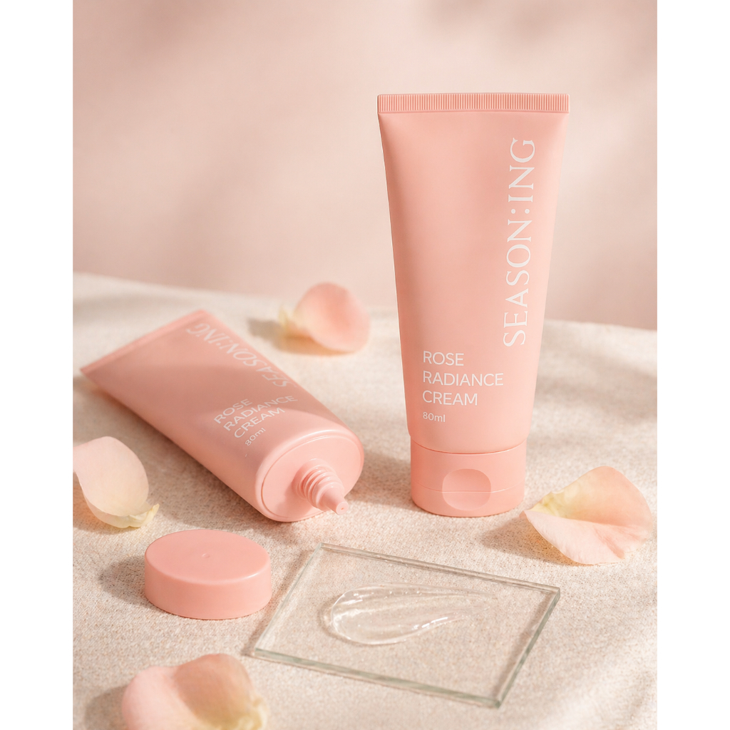Rose Cream | SEASON:ING Kem Dưỡng Hoa Hồng 80ml | Niacinamide Rose Water Moisturizing K-Beauty