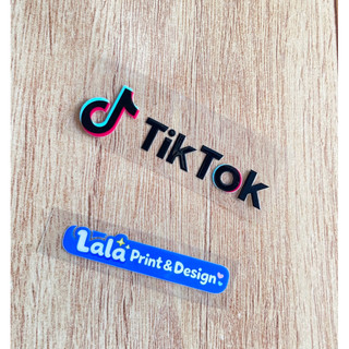 Tem Decal UV DTF logo TikTok Dán điện thoại | Dán Thân Xe Máy | Dán Xe Điện | Dán xe ô tô | Dán Bình Nước