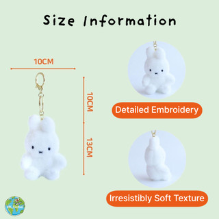 Móc khóa loại kem sang trọng RM 's Pick MIFFY | Móc khóa sang trọng Hàn Quốc