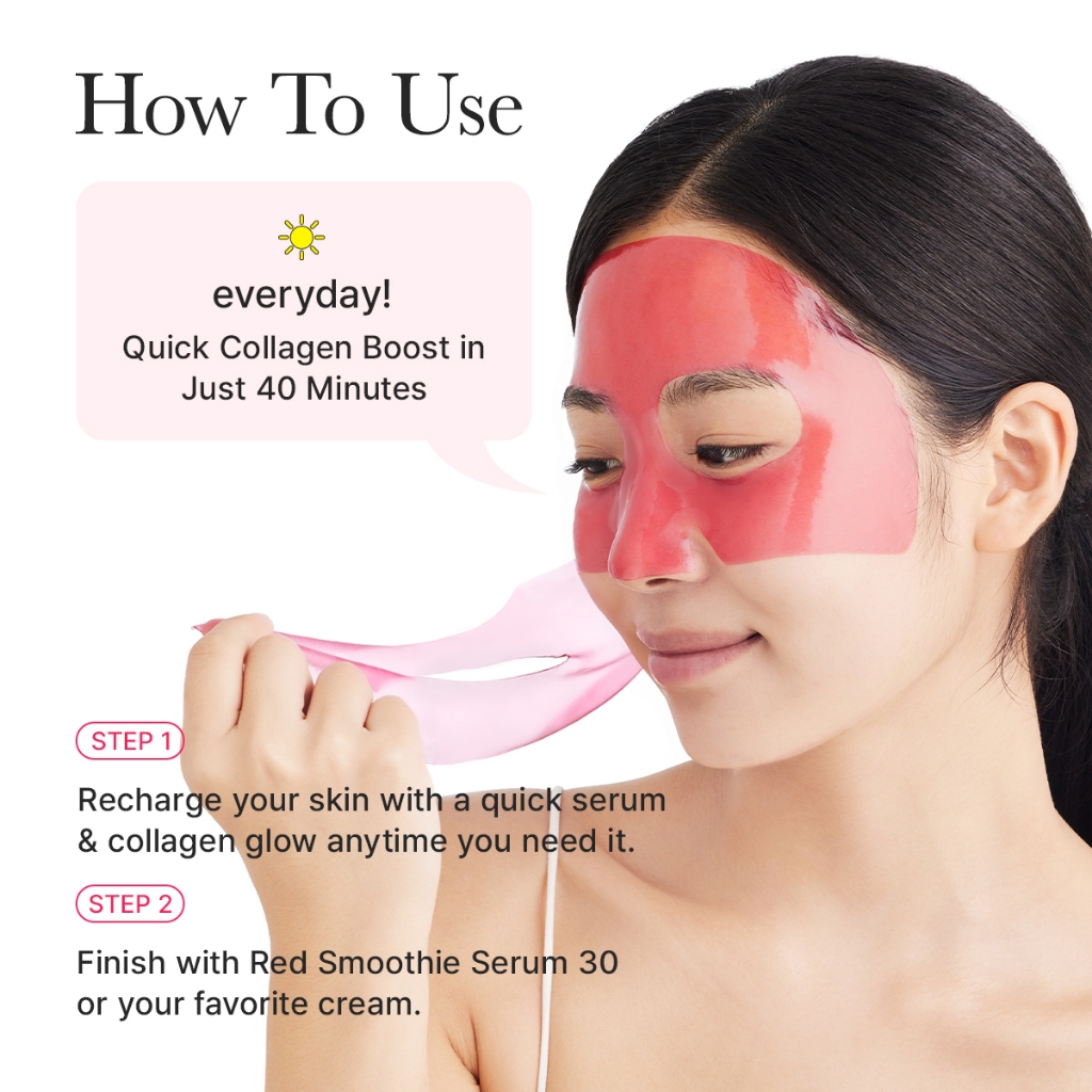 [QUÀ TẶNG MIỄN PHÍ] Mặt nạ Jello Collagen đỏ (1ea) & Mặt nạ Holy Hyssop (1ea)