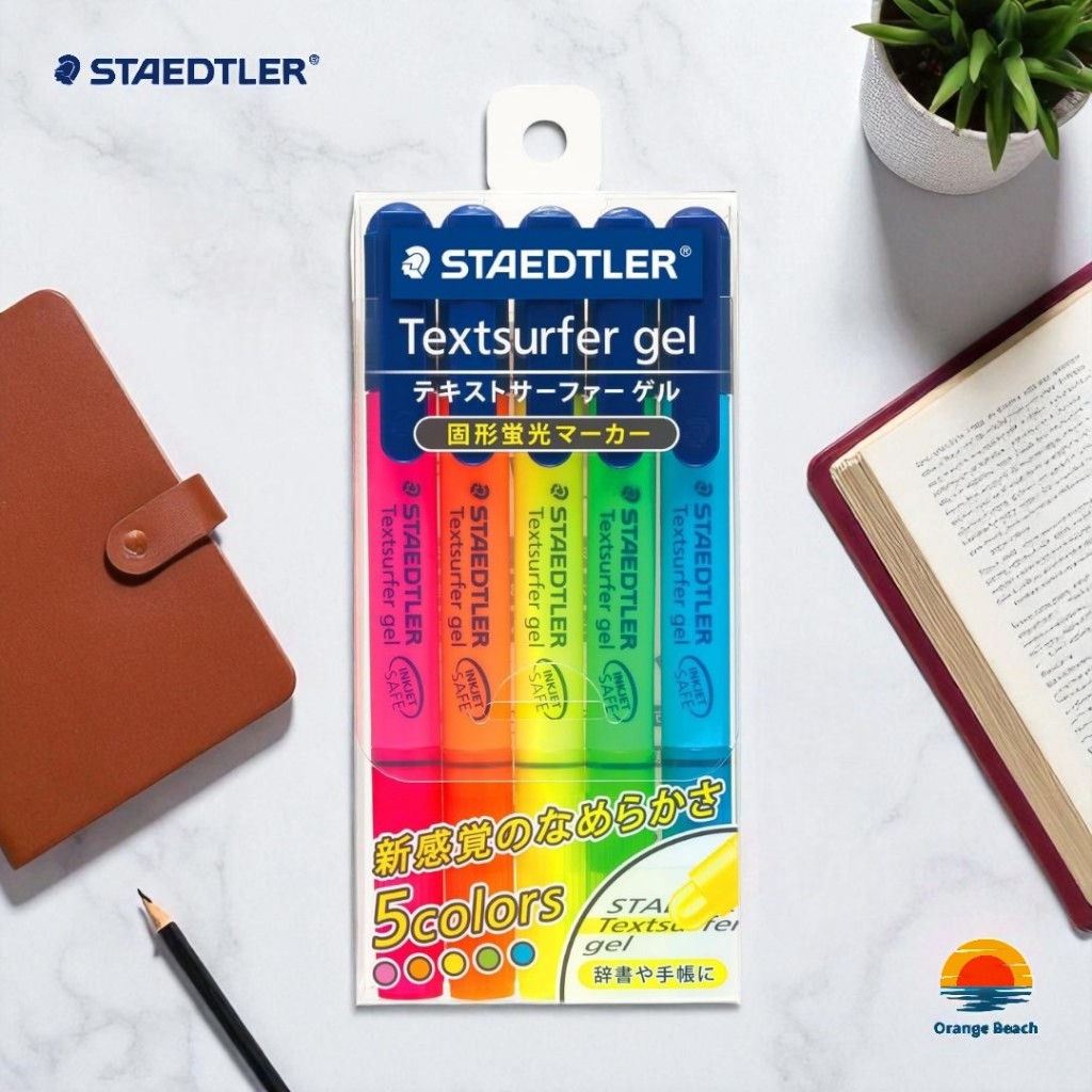 STAEDTLER Textsurfer Gel 264-S But Da Quang Gel Ran/Kho Nhanh An Toan/5 Mau/Made in Japan