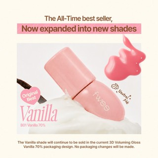 Fwee Vanilla Dessert Edition (Rose Obsession / Voluming Gloss / Pudding Pot)