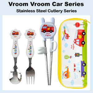 Đũa thìa bằng thép không gỉ KitchenU Vroom Vroom