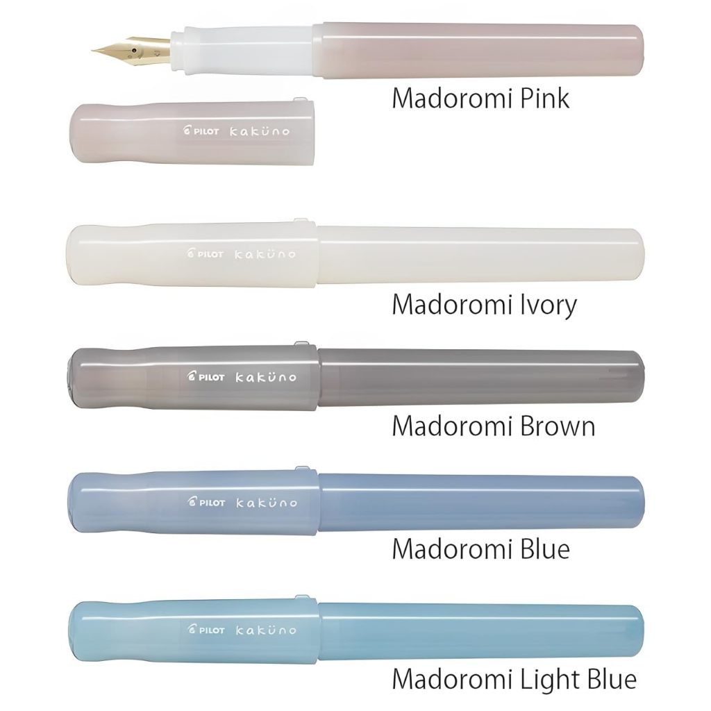 PILOT Kakuno Madoromi/But Muc/Tay Cam Tam Giac/5 Mau Pastel/Danh Cho Nguoi Moi/Nhat Ban