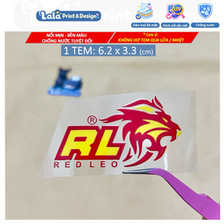 Tem Decal UV DTF REDLEO Dán Phuộc xe | Dán Xe Ô tô, Dán Xe Máy | Dán xe điện | Dán Laptop | Dán Bình Nước chống nước