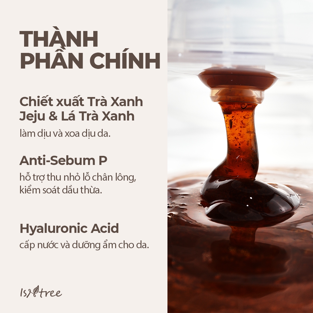 ISNTREE Sữa Rửa Mặt Trà Xanh 120ml