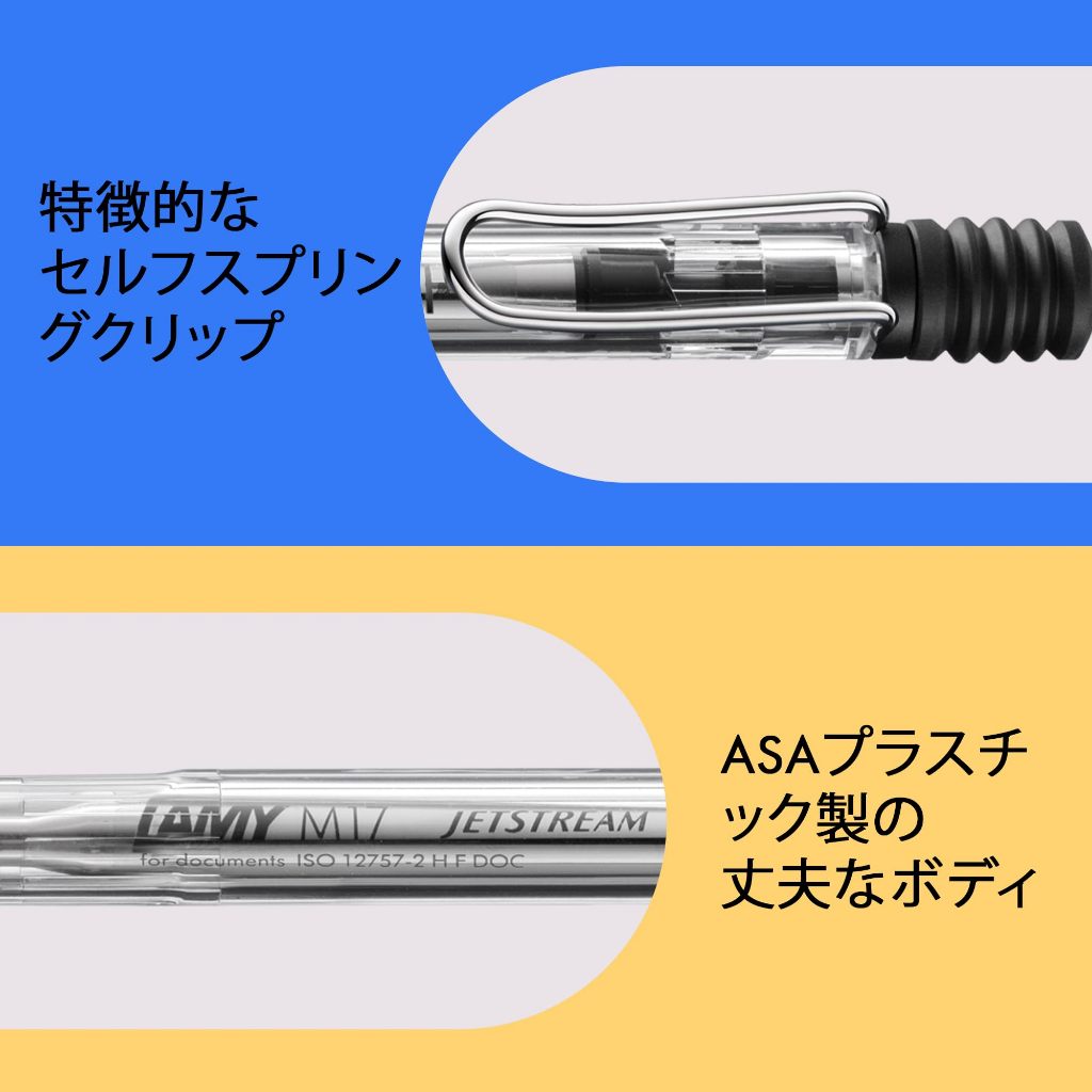 LAMY safari JETSTREAM INSIDE But Bi/0.7mm Muc Den/5 Mau/Thiet Ke Duc Muc Jetstream Nhat Ban