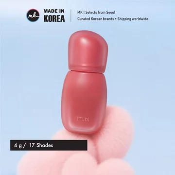 [ETUDE] Poguen Fixing Tint 4g Son Tint Mờ Nhẹ Đầu Cọ Bông 17 Màu Hàn Quốc