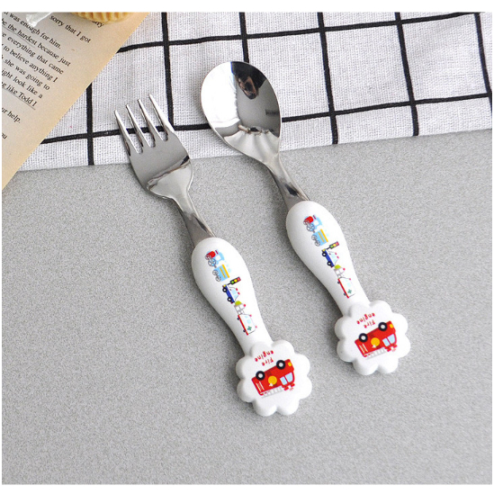 [WONDERJOY] Đũa thìa bằng thép không gỉ KitchenU Vroom Vroom