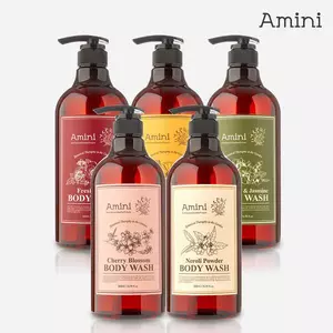 Sữa tắm trị liệu hoa AMINI 500ml Neroli Rose Cherry Blossom Geranium Jasmine Calendula