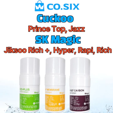 Bộ lọc nước CO.SIX Tương thích SK Magic JIKSOO RICH, HYPER, RAPI, CUCKOO PRINCE TOP, JAZZ, AquaKent - Ngọc trai 4 Inch (14cm)