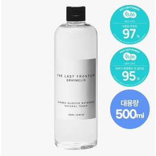 Graymelin The Last Frontier Alaska Glacier Water 85% Natural Toner (500ml)