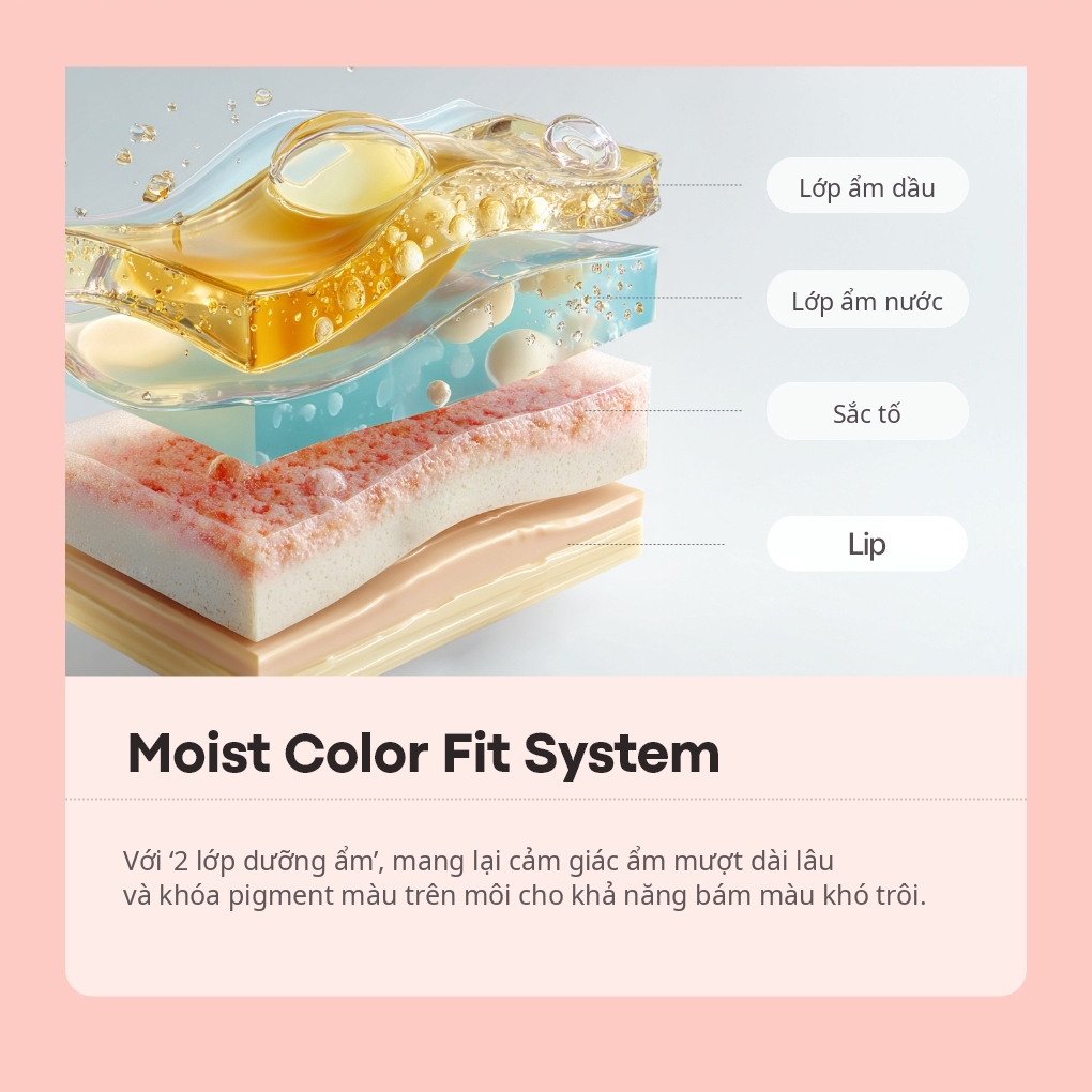TONYMOLY Son tint xăm môi Perfect Lips Shocking Lâu trôi Chống nước