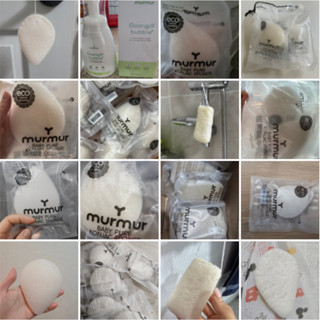 [Murmur] Bọt biển Konjac Baby Pure | Bọt biển tắm em bé Hàn Quốc | Phụ kiện tắm cho da nhạy cảm | Bọt biển tắm dịu nhẹ cho trẻ sơ sinh & trẻ nhỏ