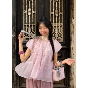 🌸 DEMI TOP – Áo Babydoll Tay Phồng Nàng Thơ Hàn Quốc Siêu Xinh 🌸