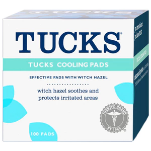 Miếng đệm làm mát Tucks với miếng đệm Witch Hazel 100