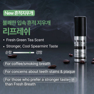 [Re:Brush] Xịt Thơm Miệng 15ml (Chanh Bạc Hà/Trà Xanh) | Xịt Khử Mùi Hôi Miệng, Chăm Sóc Răng Miệng, Tiện Lợi Mang Theo