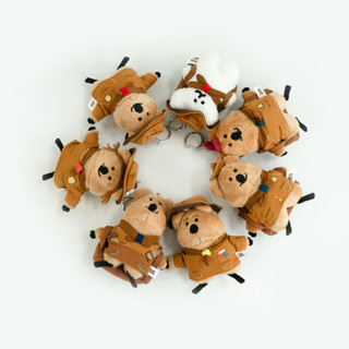 [Dinotaeng] Móc khóa lông Quokscout Flatfur -Dòng Scout Series- BOBO Quokka