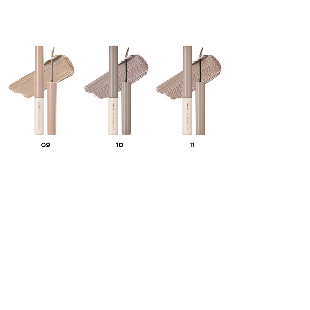 [PERIPERA - MÀU MỚI] Browcara Skinny Speedy 3g | Mascara Brow