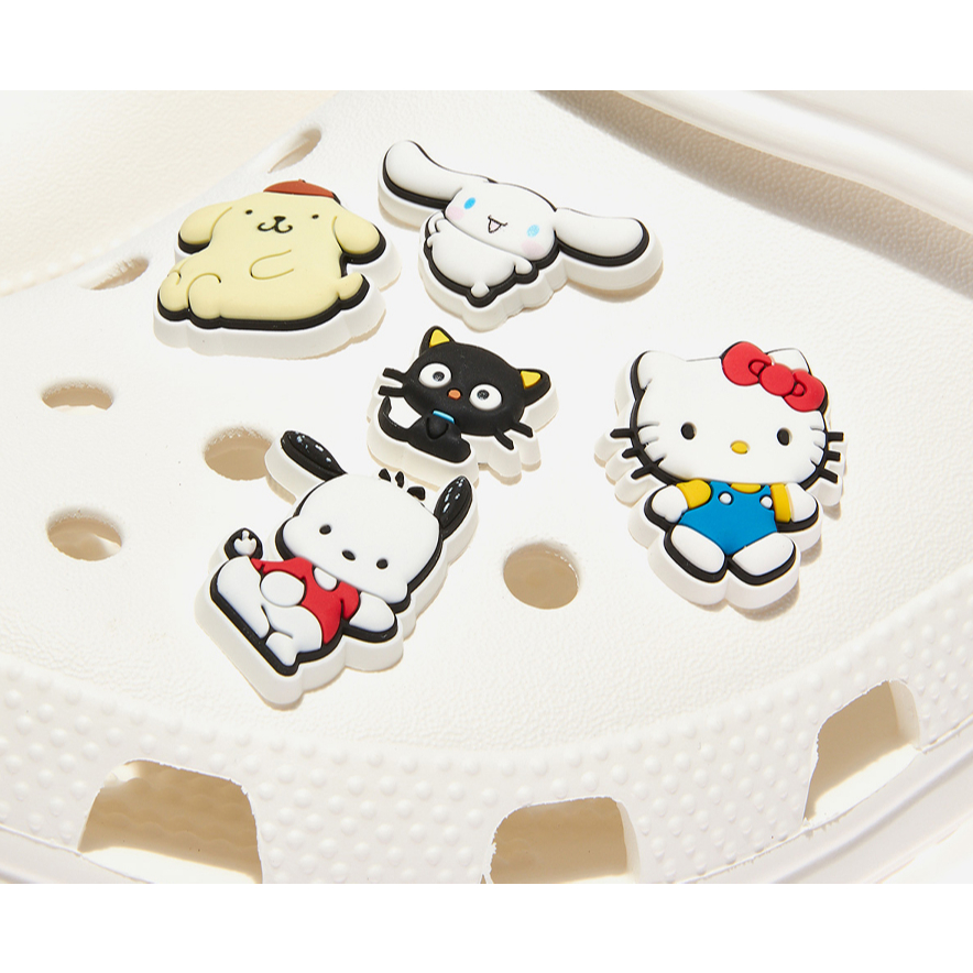 [Sanrio] Giày Hello Kitty Friends Series - Dép dễ thương, có thể tháo lắp để trang trí