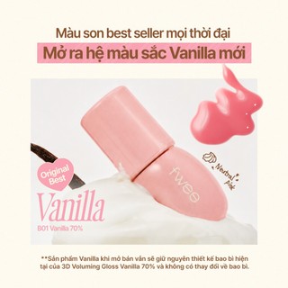 [fwee X Lucie Live] fwee Vanilla Dessert Edition (Rose Obsession/ Voluming Gloss/ Pudding Pot)