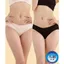 PREBELLA Sản xuất tại Hàn Quốc Rayon V-Wrap Quần lót tầng thấp 2 màu Quần lót nữ thoáng khí