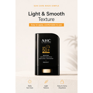 ⭐AHC⭐ Master Air Rich Sun Stick SPF50 + PA + + + 14g Chống Nắng Chống Tia UV Stick Di Động Chăm Sóc Chống Nắng Du Lịch Ngoài Trời Sử Dụng Hàng Ngày